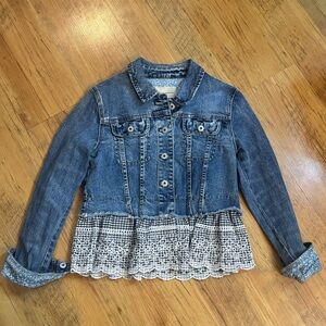 Pilcro and the Letterpress Denim Jacket Sz S